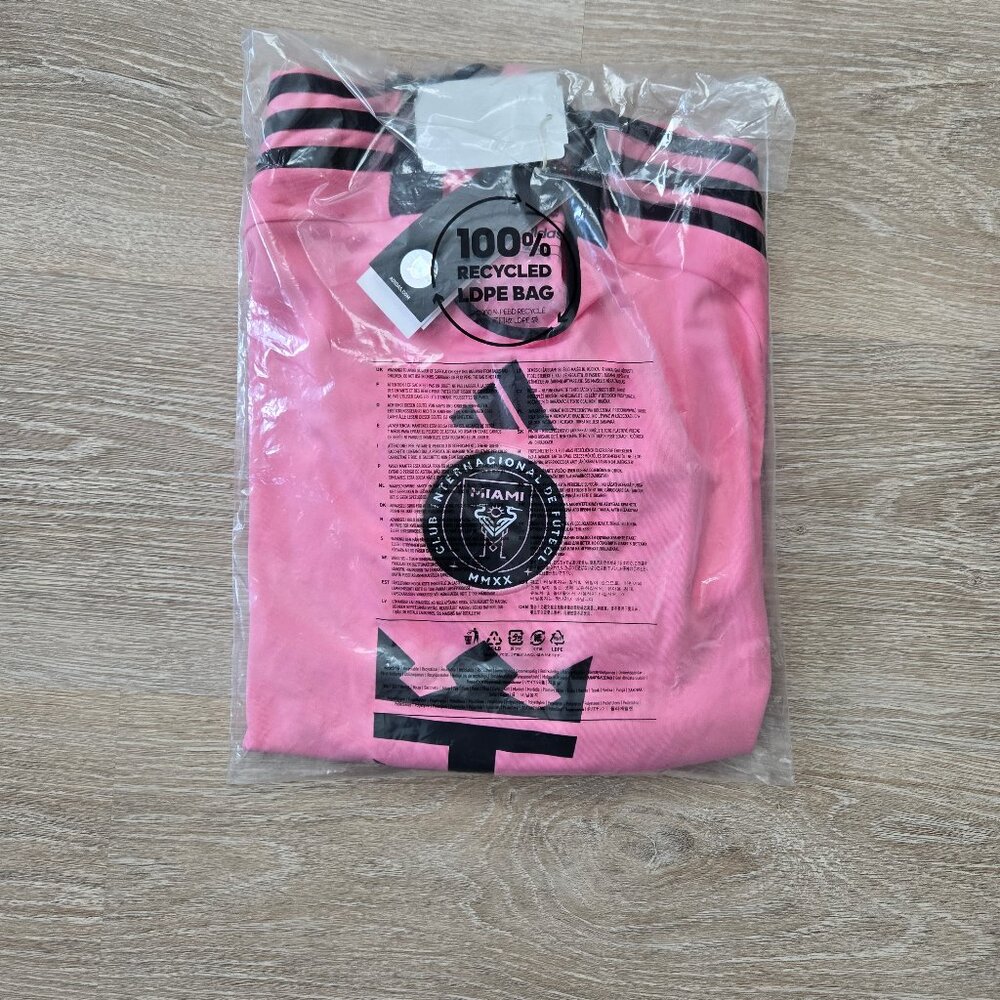 Adidas Inter Miami CF Messi Home Soccer Jersey Medium Official $130 New With Tag - Picture 13 of 17